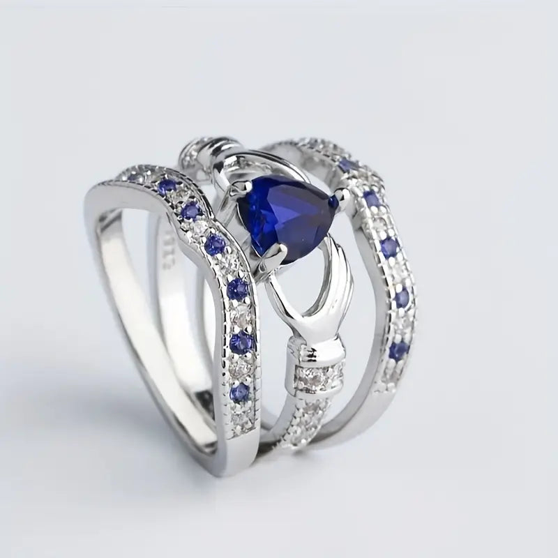 Timeless Elegance Celeste Ring Set | White Gold