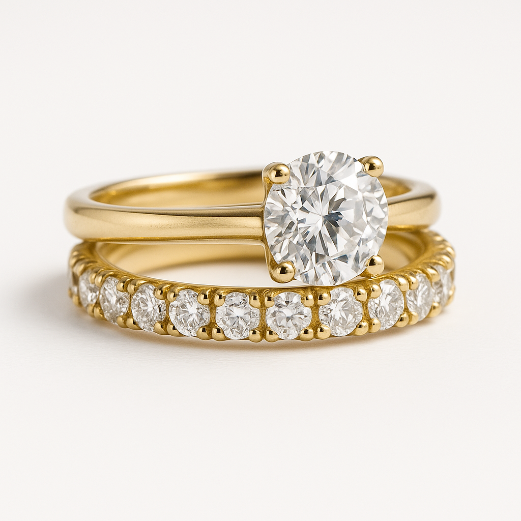 Elara ring set | Rose Gold