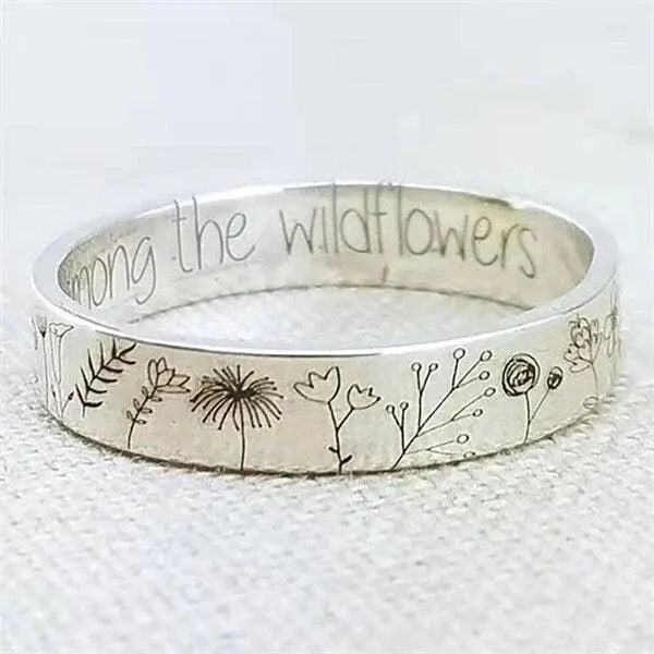 Thistle Blossom Ring