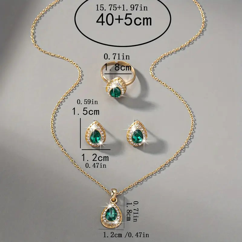 Elena Marceau Jewelry Set | Silver