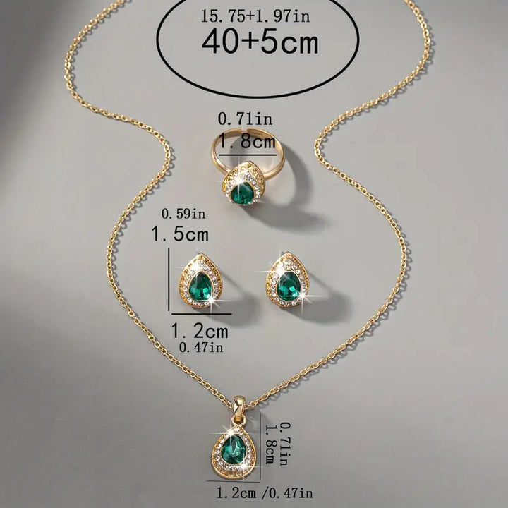Elena Marceau Jewelry Set | Silver