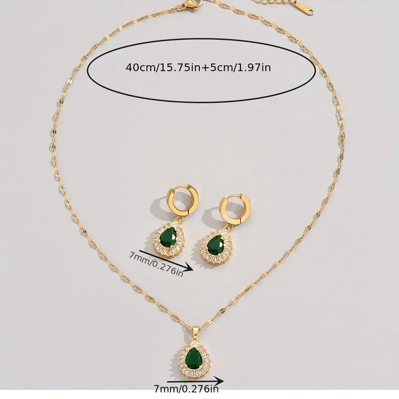 Celeste Aurielle Jewelry Set | Gold