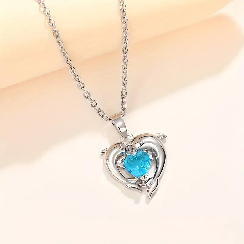 Starlight Duo Necklace | White Gold