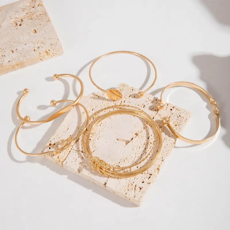 Twisted Charm Bracelet Collection | Rose Gold
