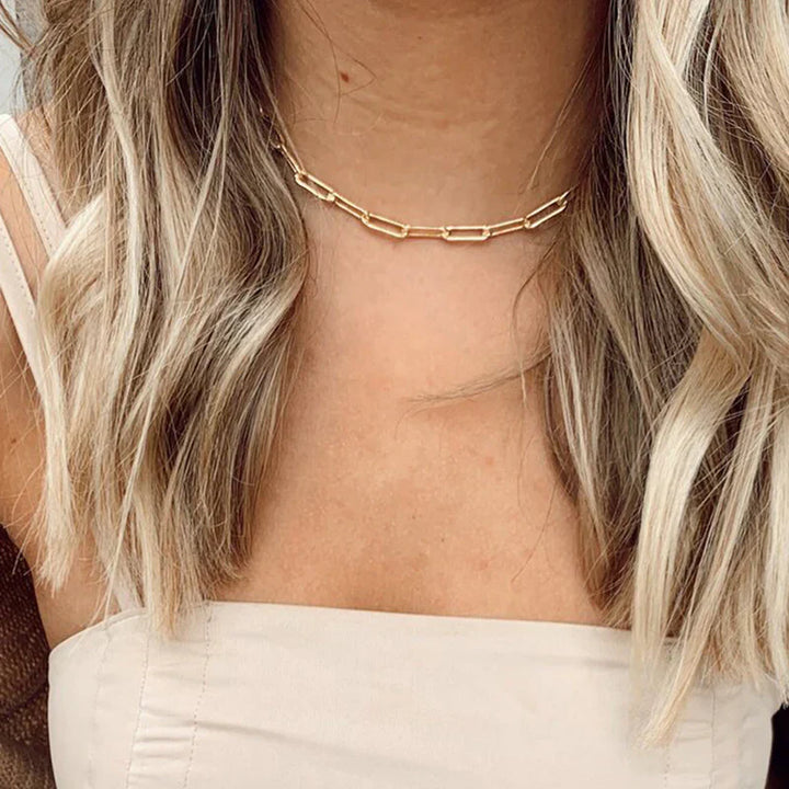 Celestial Luxe Link Necklace | Gold
