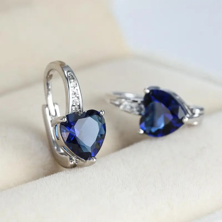 Celestia Luminara Earrings | White Gold