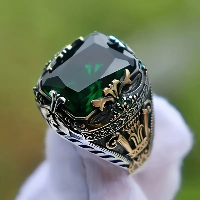 Isla Goldstone Ring | Dual Tone Gold