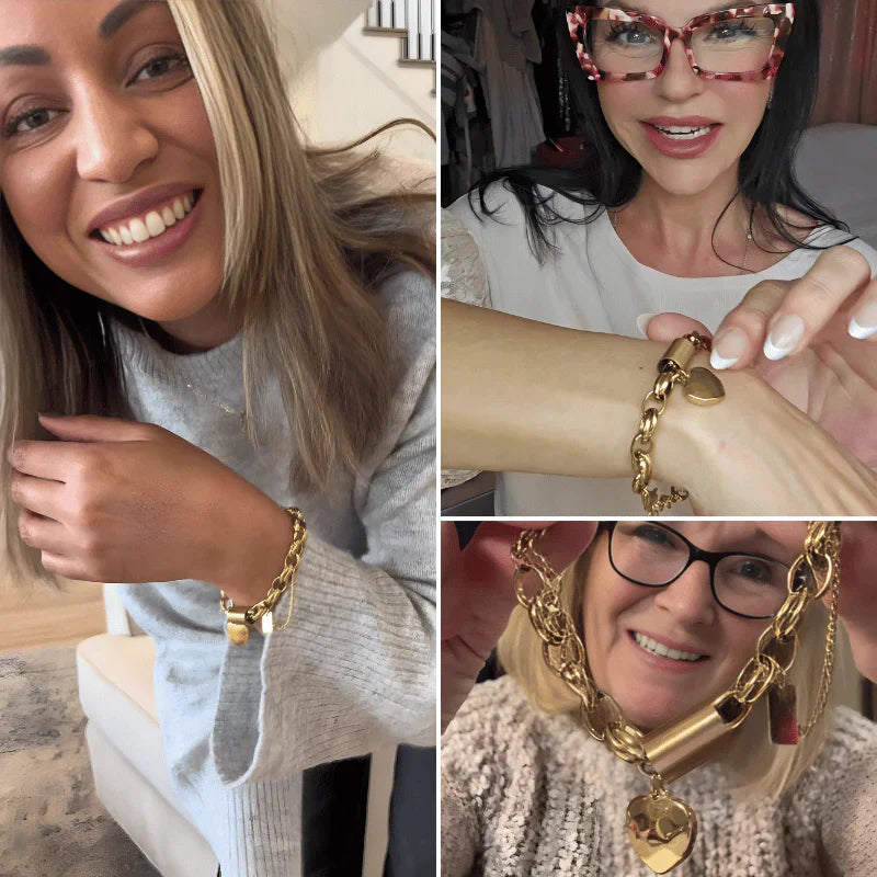 Joyful Stacked Bracelet | Gold
