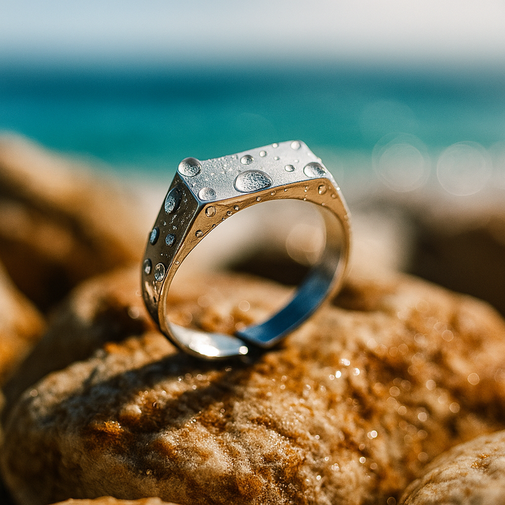 Zara | Fundamental aqua band ring