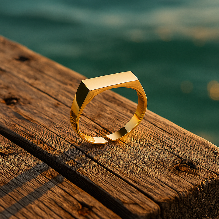 Zara | Fundamental aqua band ring