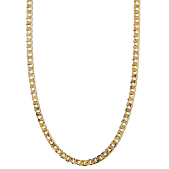 Smooth Link Curb Chain Necklace | Rose Gold