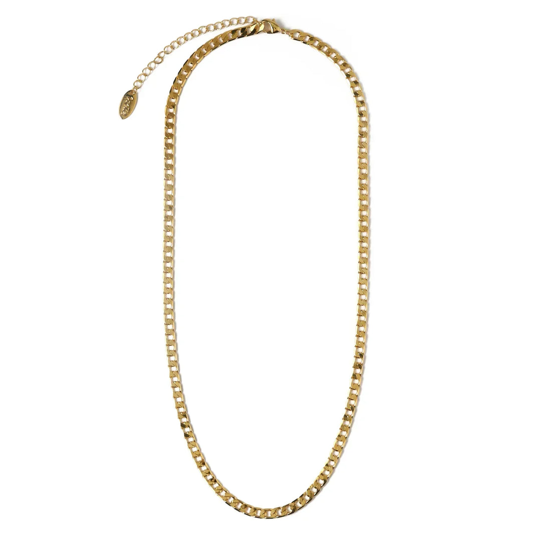 Smooth Link Curb Chain Necklace | Rose Gold
