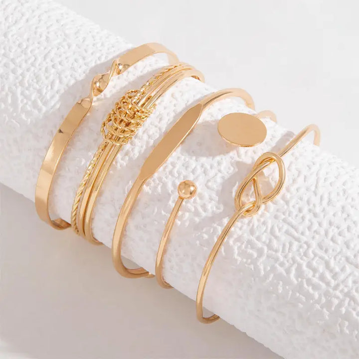 Twisted Charm Bracelet Collection | Rose Gold