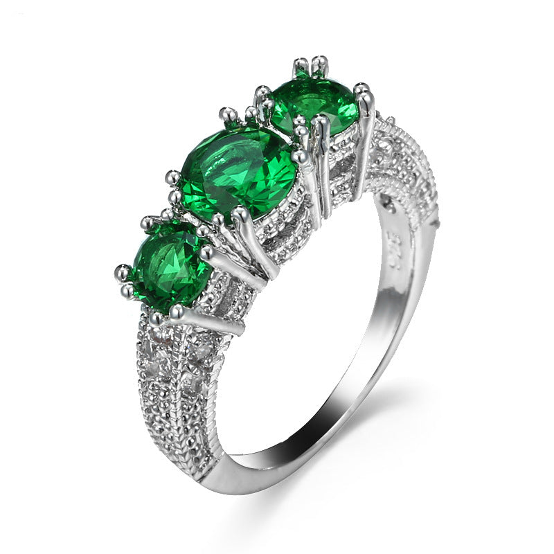 Elara Moonstone Ring | White Gold