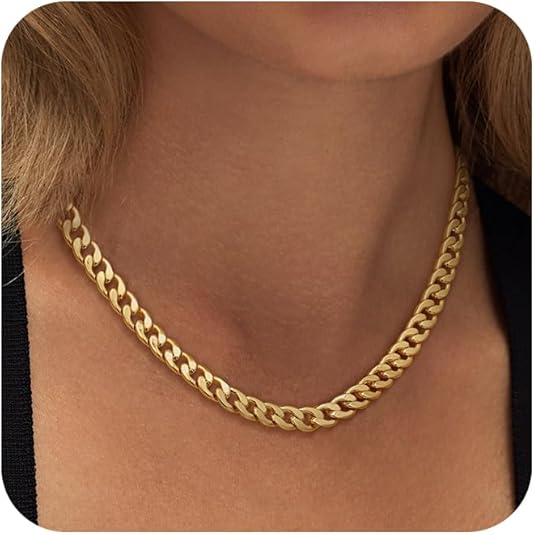 Bold Miami Chain Necklace | Gold