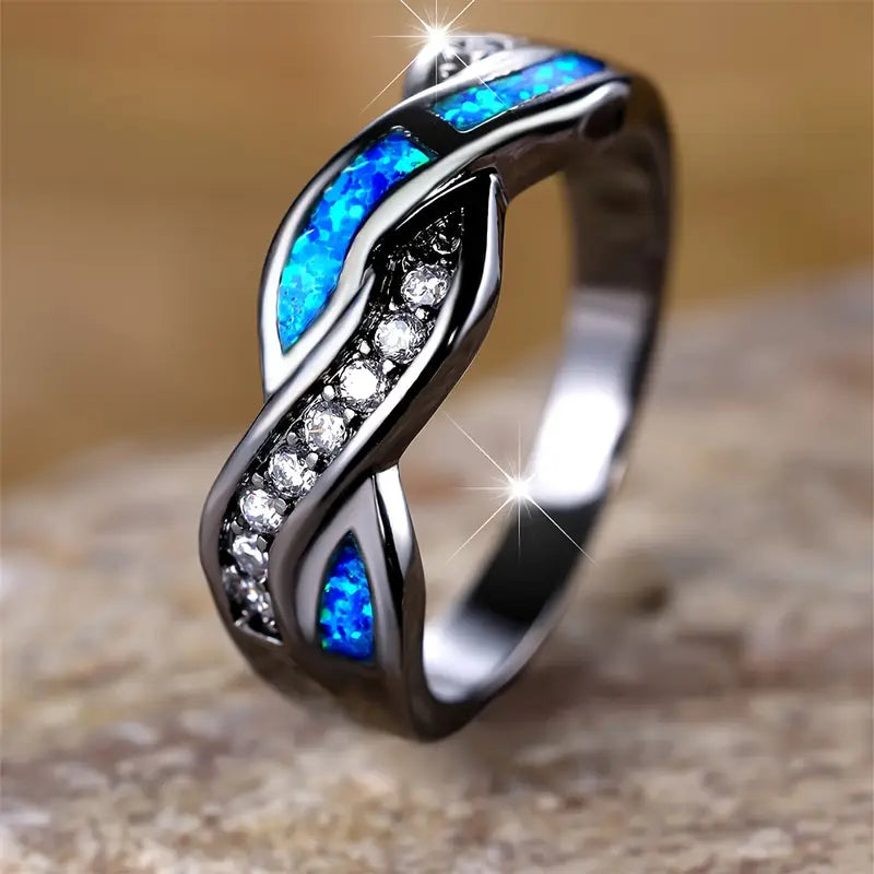 Celestia Aurelle Ring | White Gold