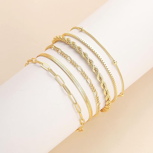 Celeste Marisol bracelet set | Gold