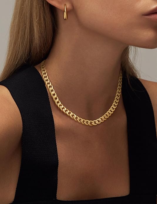 Bold Miami Chain Necklace | Gold
