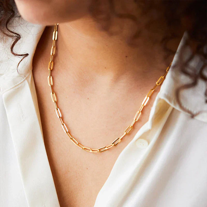 Celestial Luxe Link Necklace | Gold