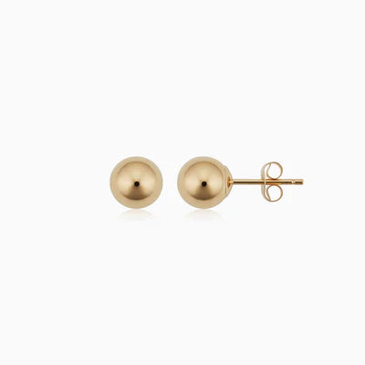 Shiny Sphere Studs | Gold