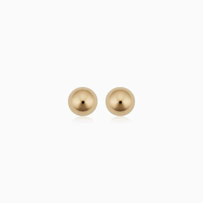 Shiny Sphere Studs | Gold
