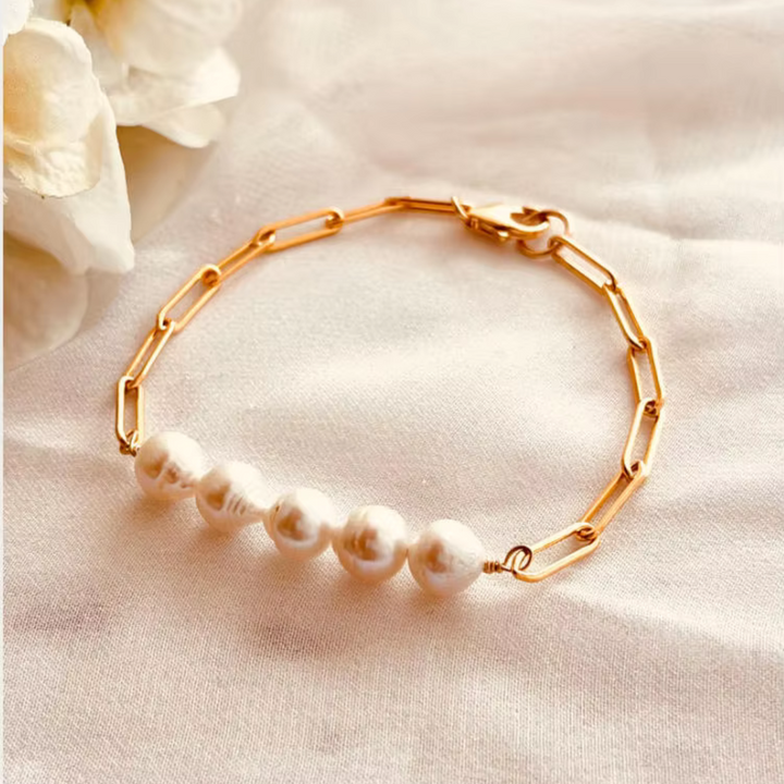 Vintage Charm Paperclip Bracelet