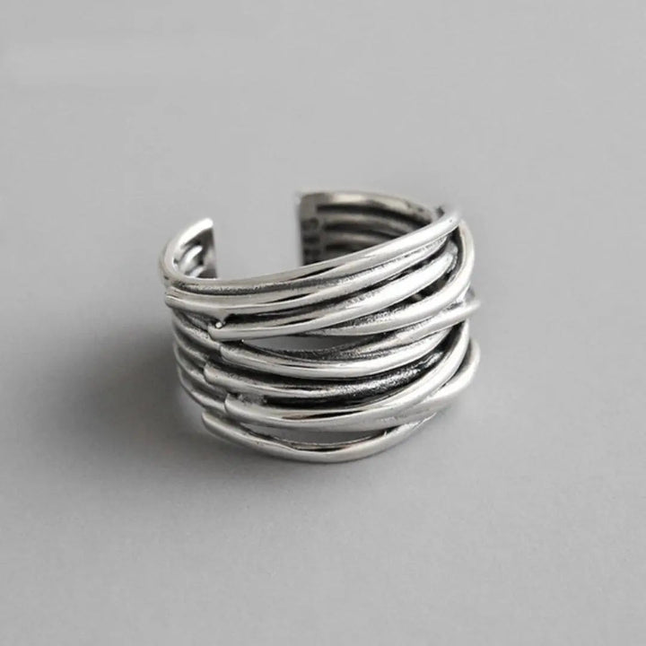 Flexible Silver Stacking Ring