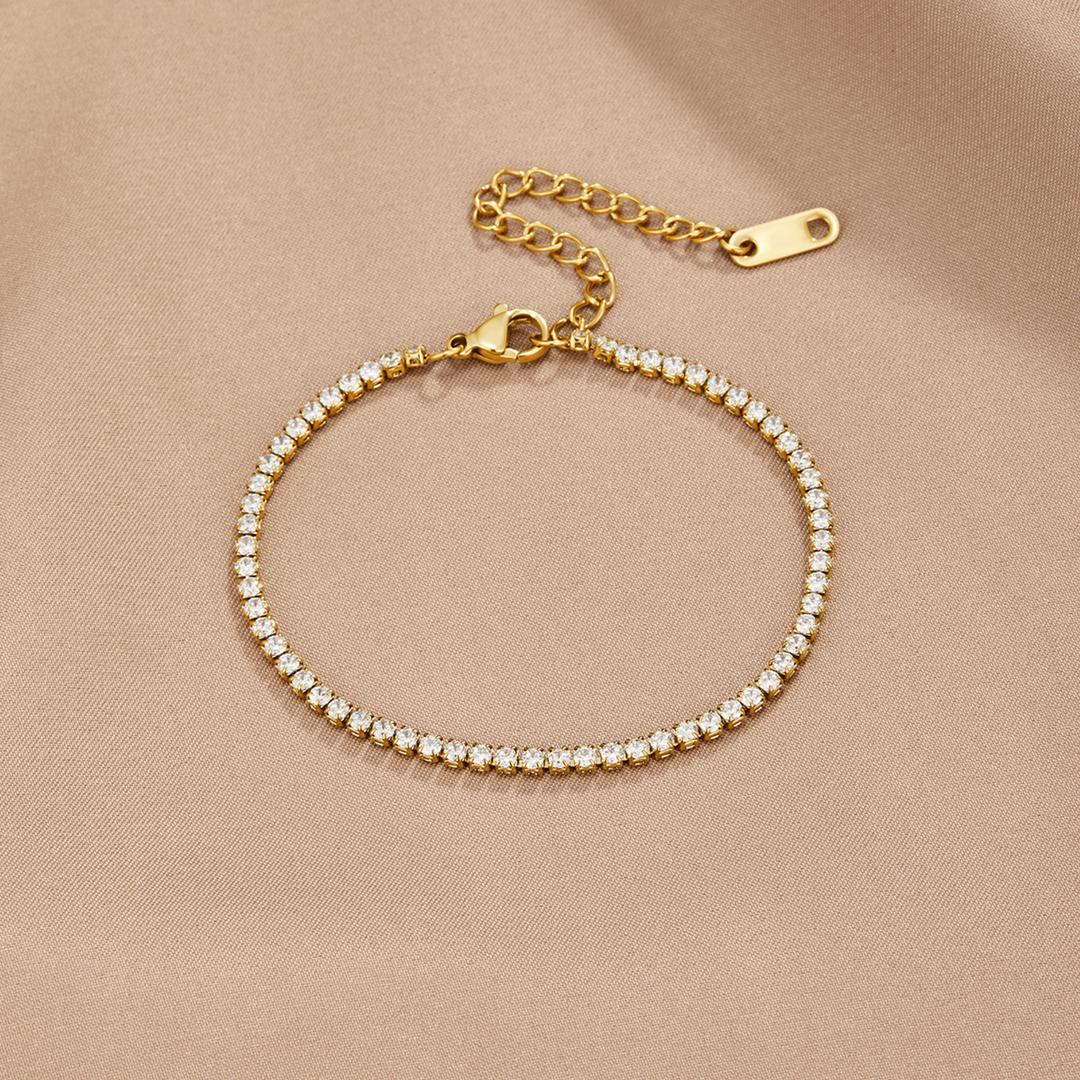 Isabella Silver Tennis Bracelet