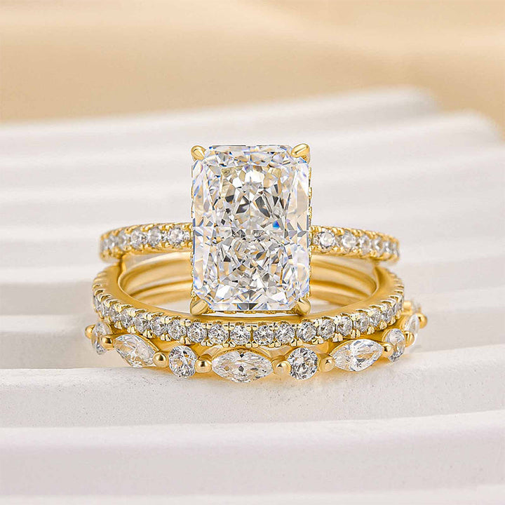 Celeste 3PC Bridal Ring Set | gold