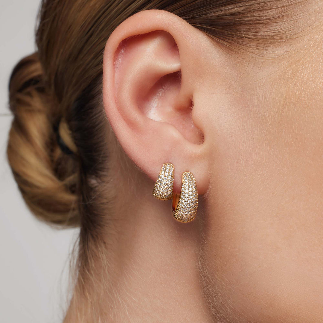 Clara Mini Hoops | Gold