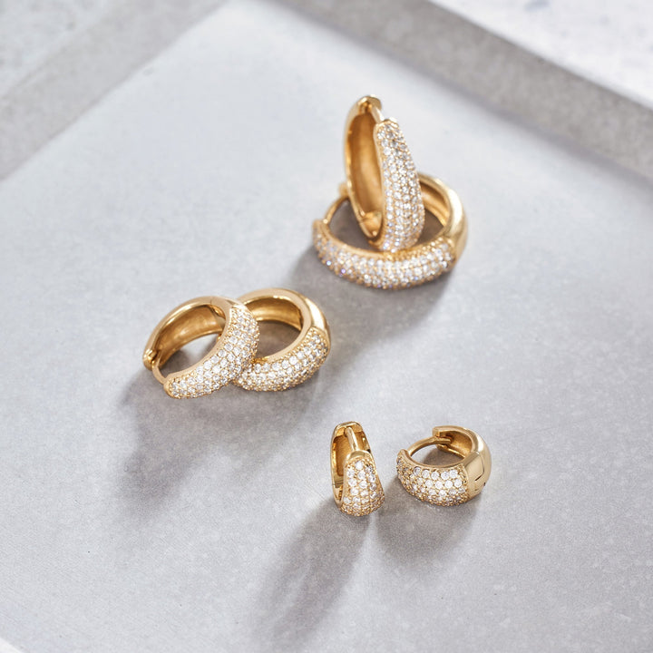 Clara Mini Hoops | Gold