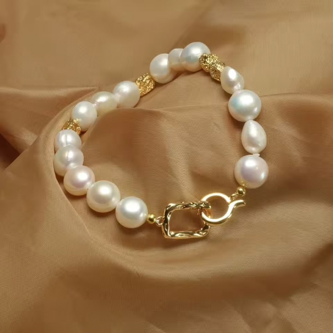 Natural Irregular Pearl Bracelet