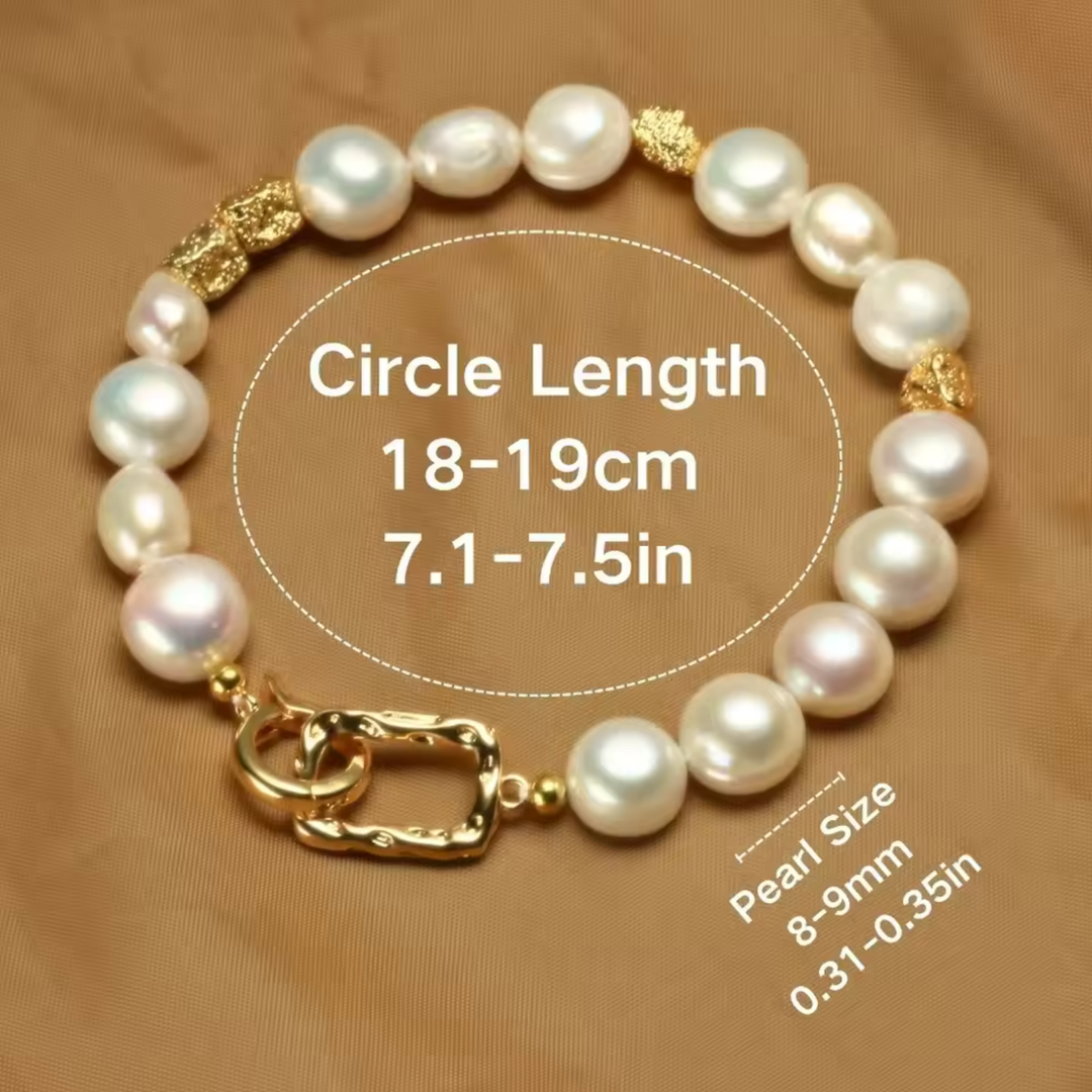 Natural Irregular Pearl Bracelet