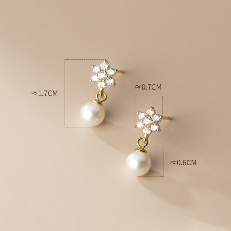 Blossom Gemstone Stud Earrings