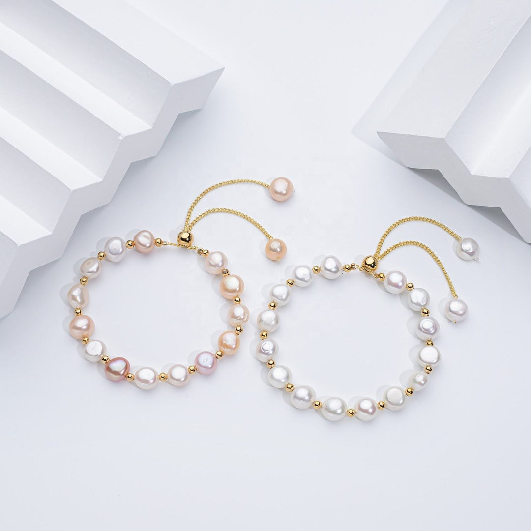 Elegant River Pearl Bracelet