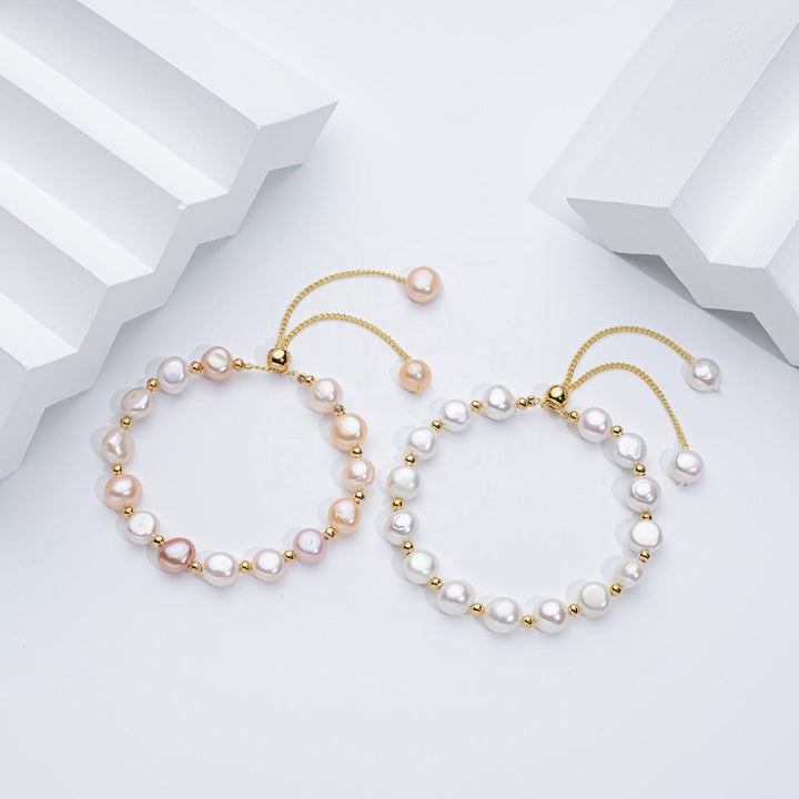 Elegant River Pearl Bracelet
