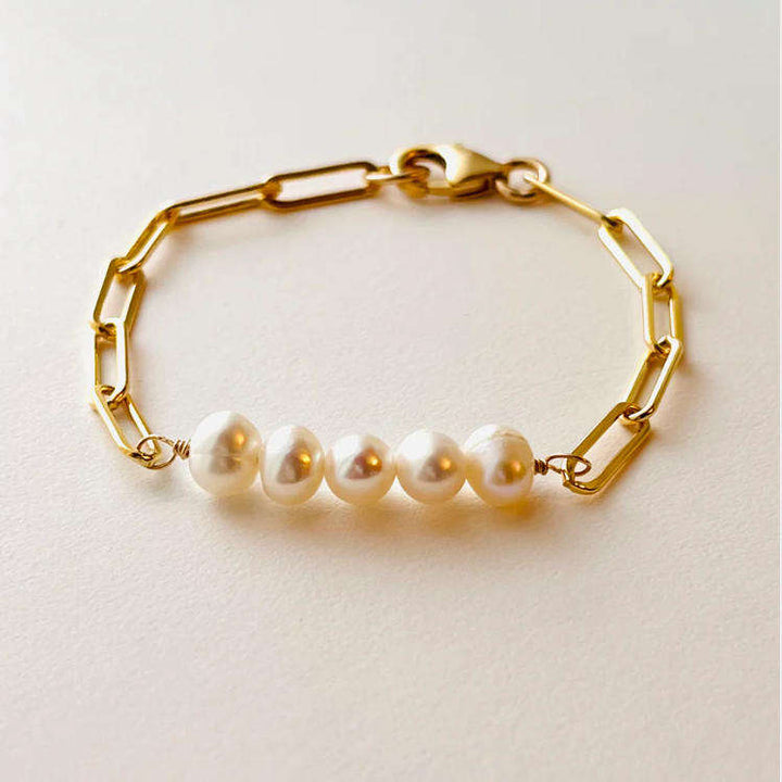 Vintage Charm Paperclip Bracelet