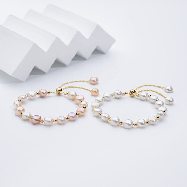 Elegant River Pearl Bracelet