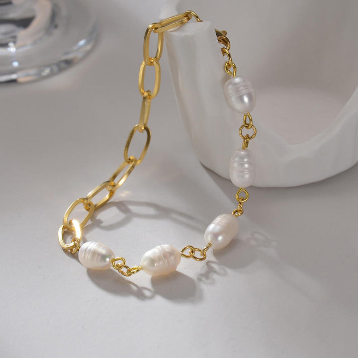 Classic Shell Paperclip Bracelet