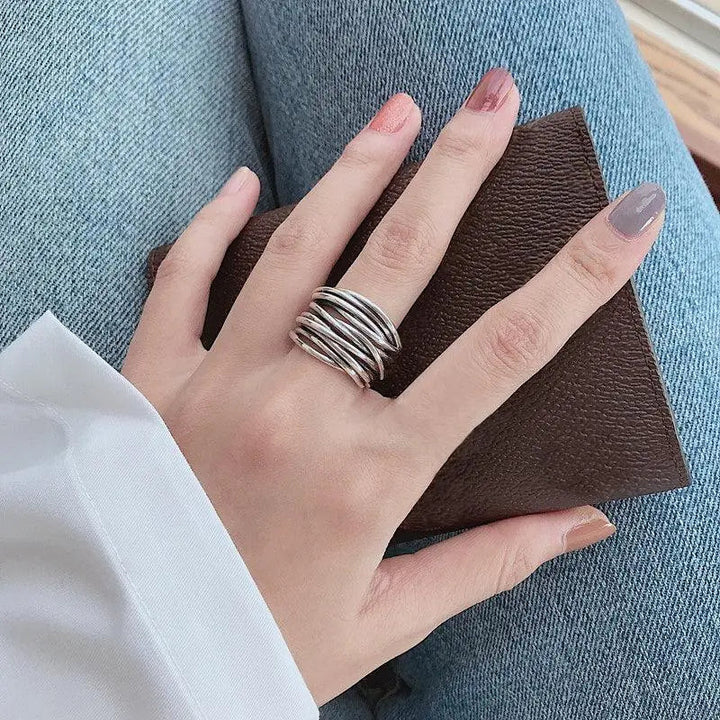 Flexible Silver Stacking Ring