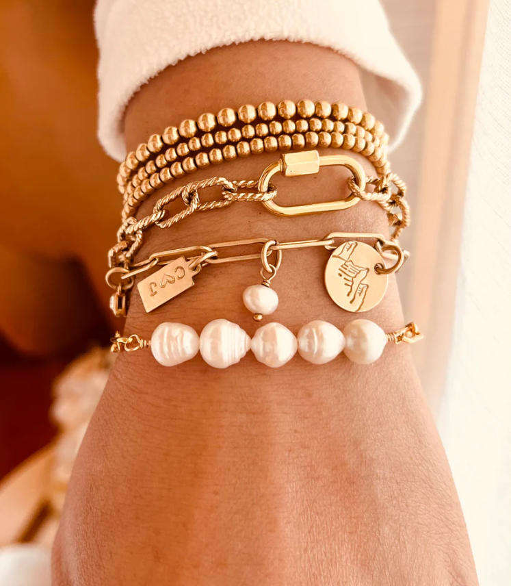 Vintage Charm Paperclip Bracelet