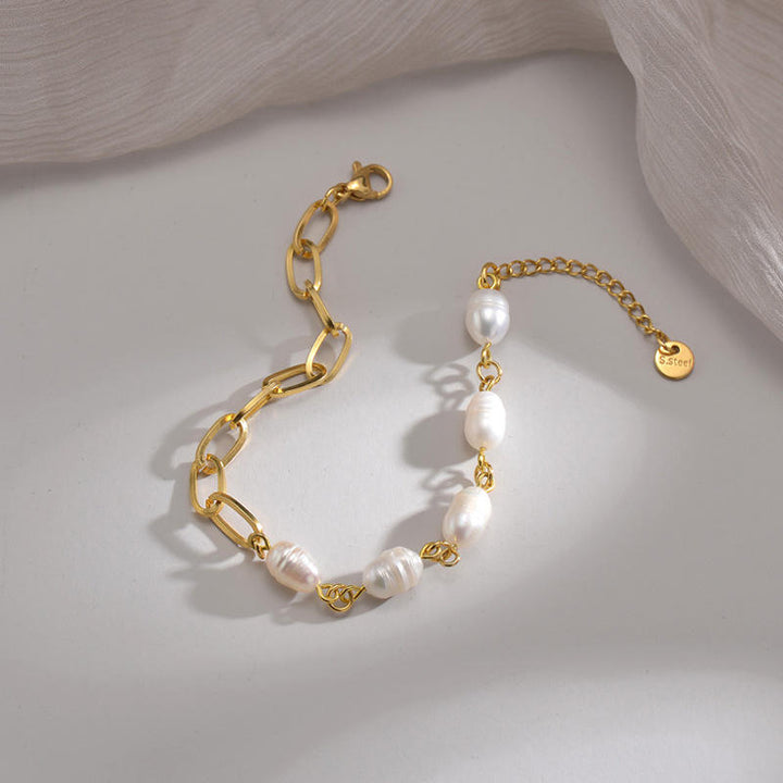 Classic Shell Paperclip Bracelet