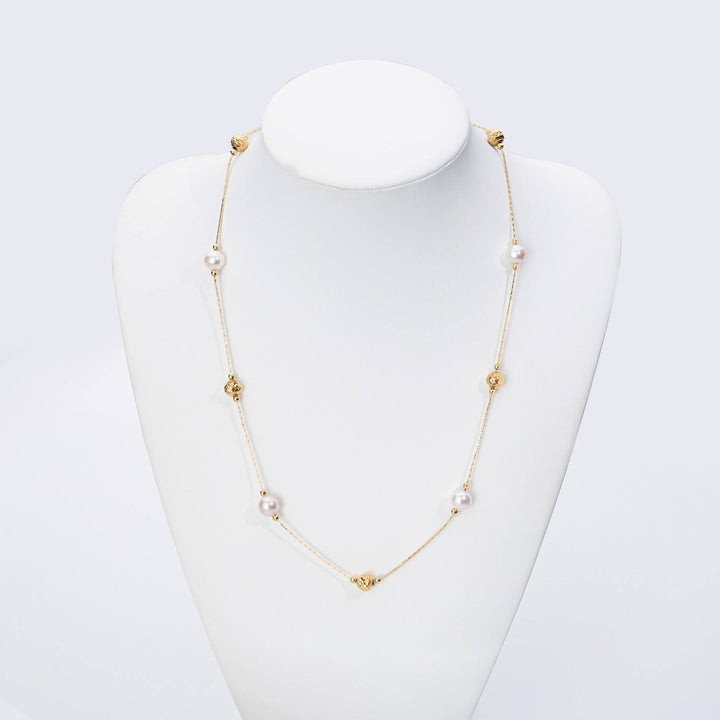 White Pearl Choker Necklace