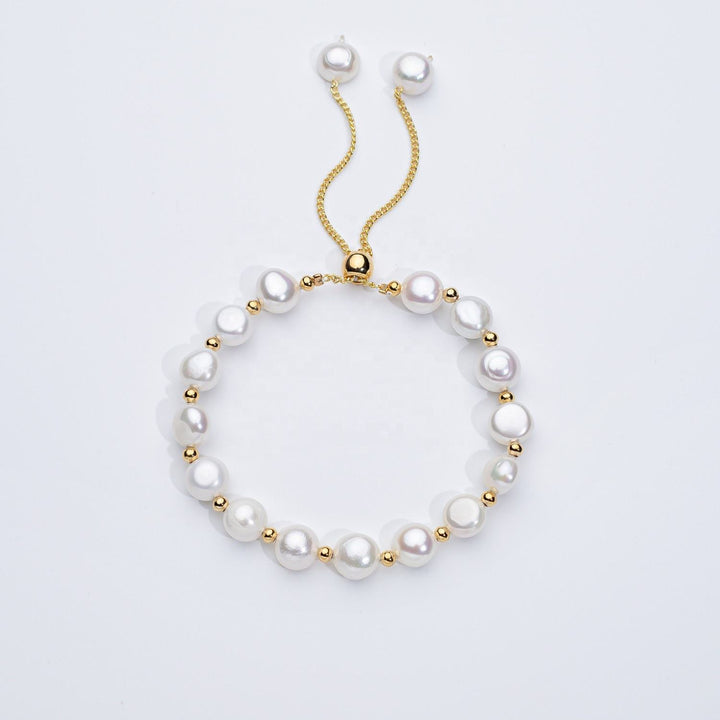 Elegant River Pearl Bracelet