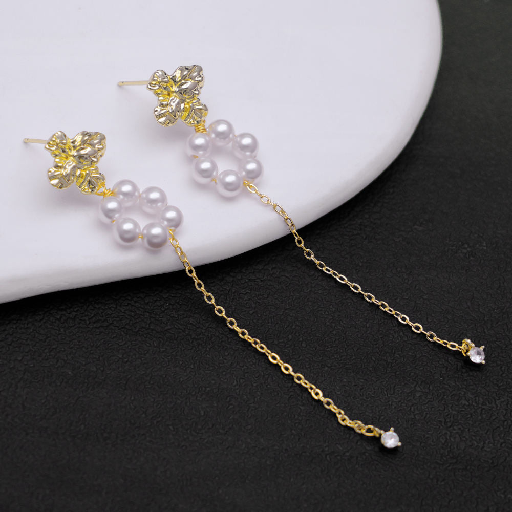 Glittering Gem Blossom Earrings