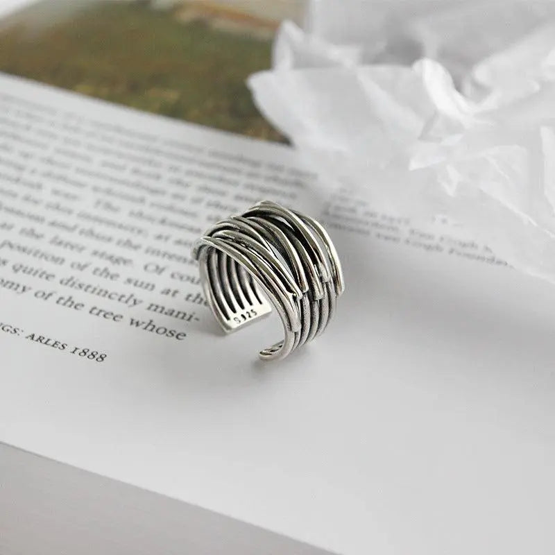 Flexible Silver Stacking Ring