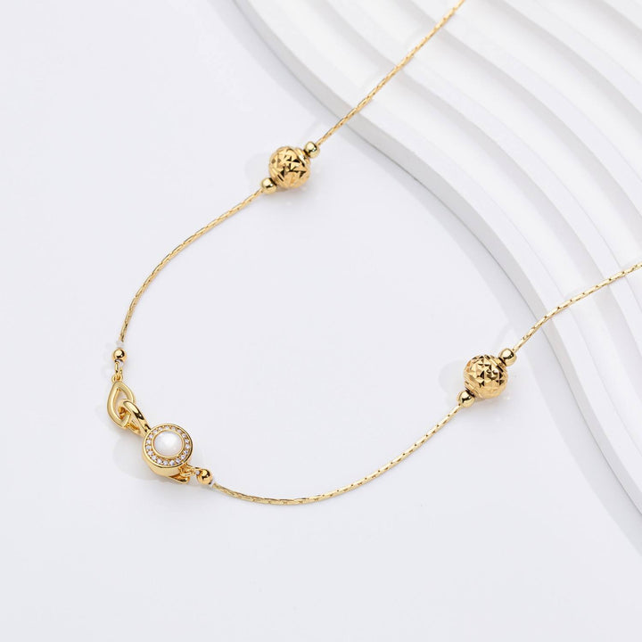 White Pearl Choker Necklace