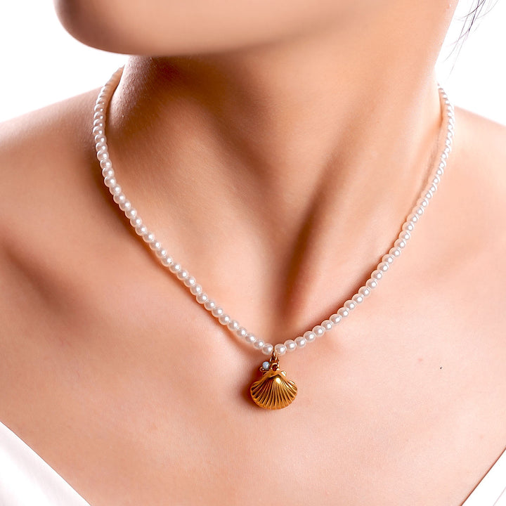 Gemstone & Freshwater Pearl Pendant Necklace