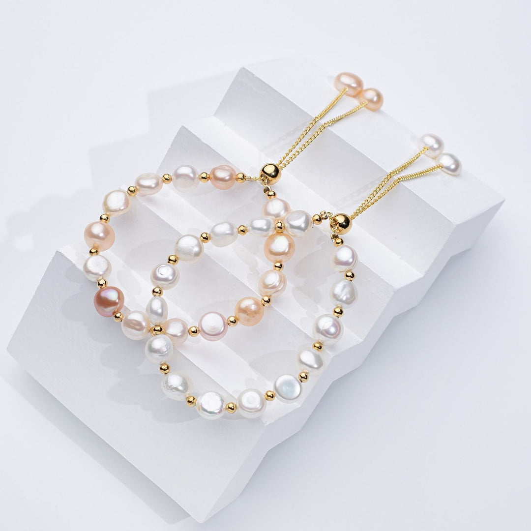Elegant River Pearl Bracelet