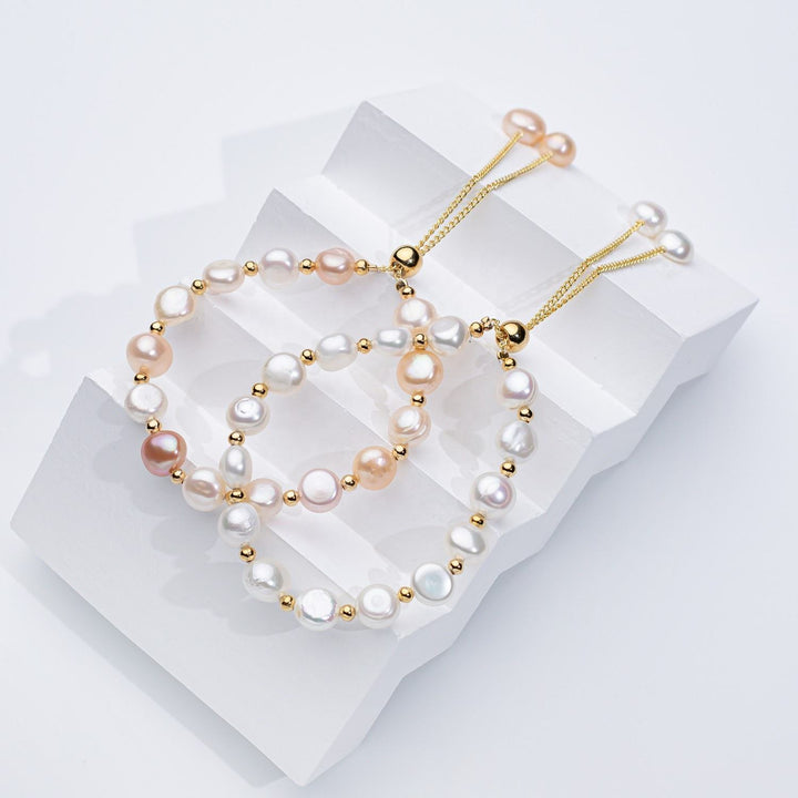 Elegant River Pearl Bracelet